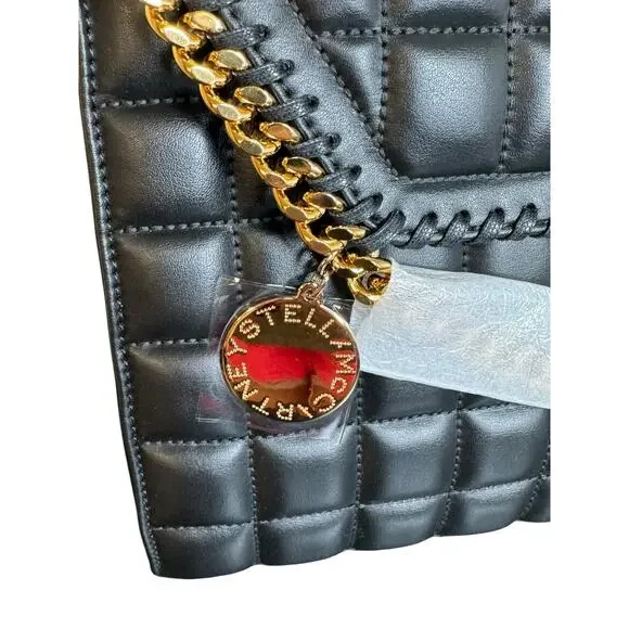 Stella McCartney NWT Falabella Crossbody Quilted Vegan Tote in Black